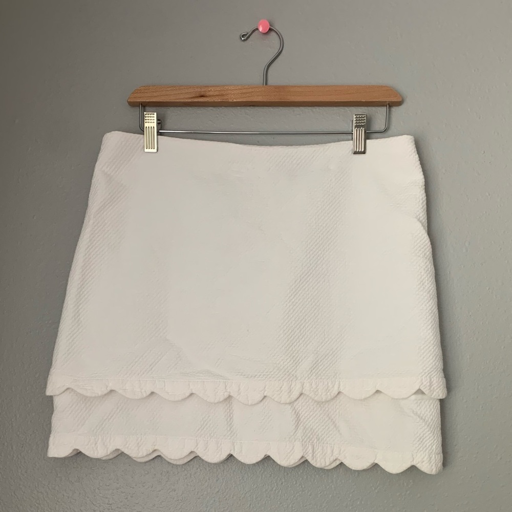 Topshop Double Scallop Skirt